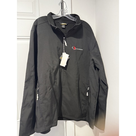 Core 365 Soft Shell Jacket Warm Logik Black Adult XXL Siemon Embroidered NWT